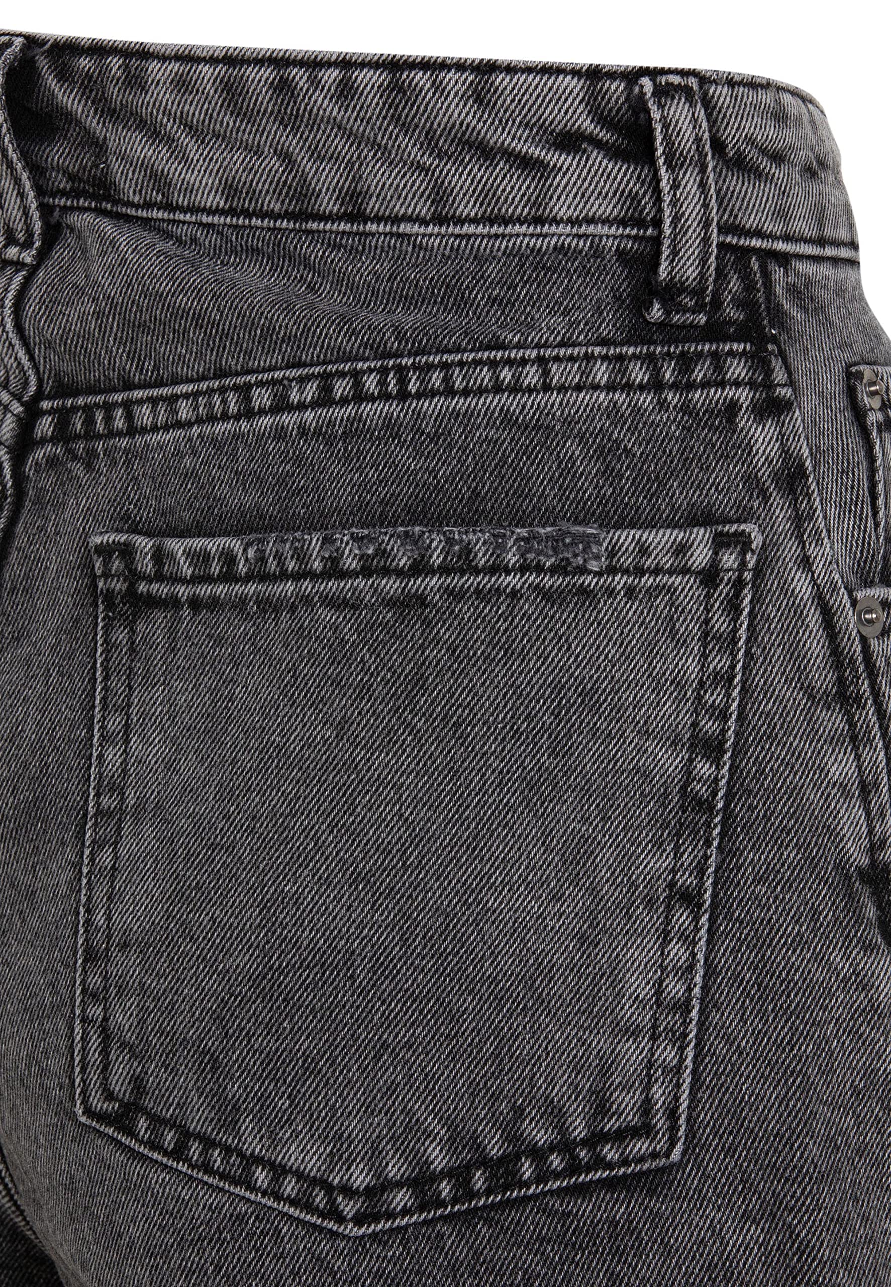 redbridge-jeansshorts-damen-grau-w25-high-waist-kurze-hose image 8