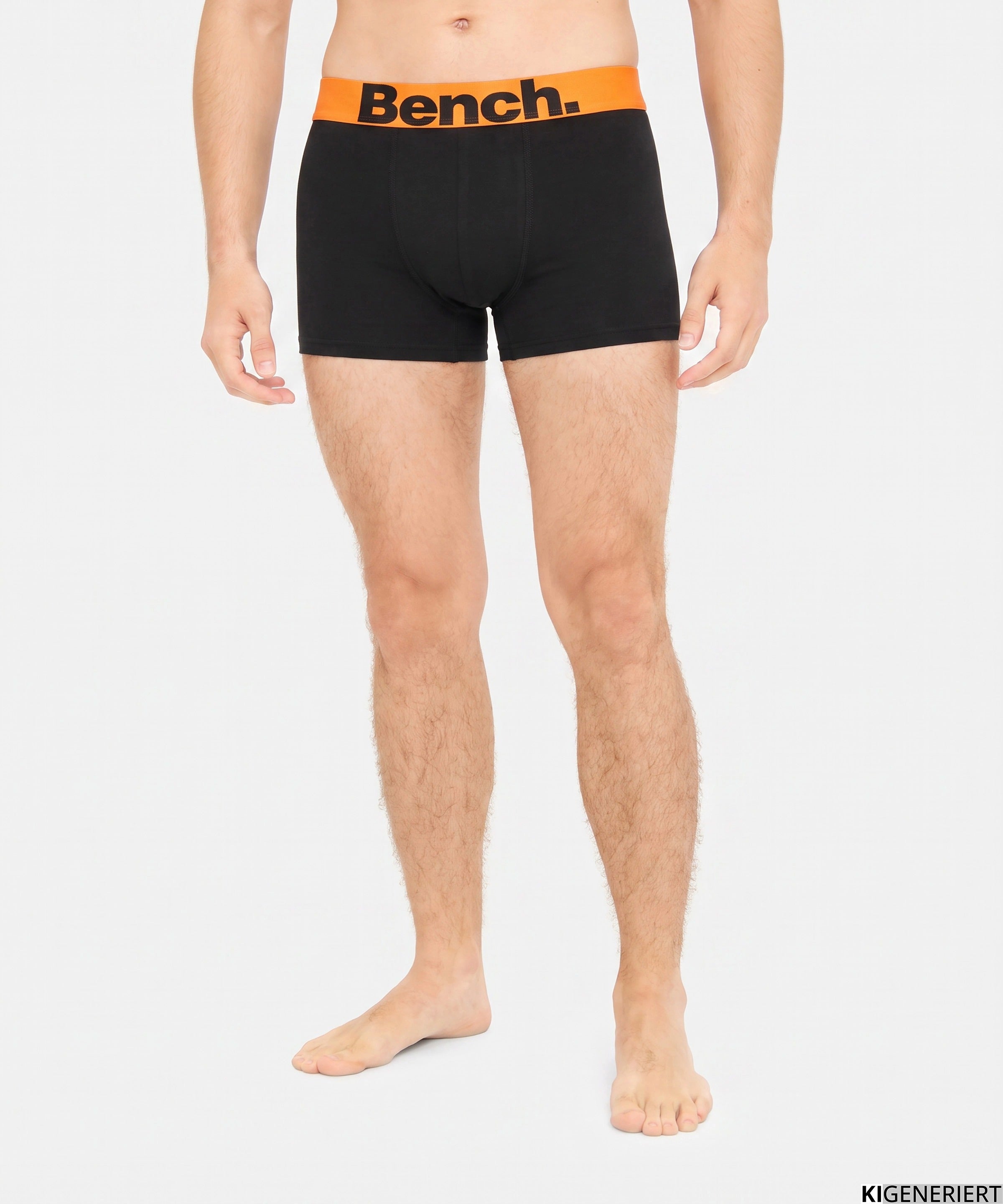 bench-action-boxershorts-herren-schwarz-3er-pack-bund image 2