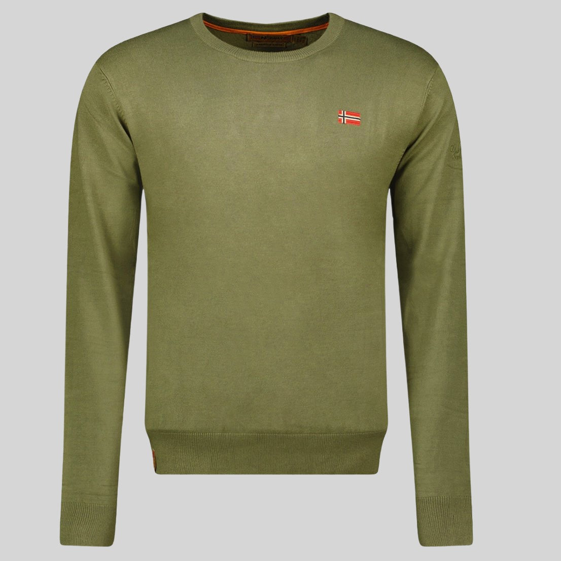 geographical-norway-ferasmo-herren-pullover-olive-rundhals image 3