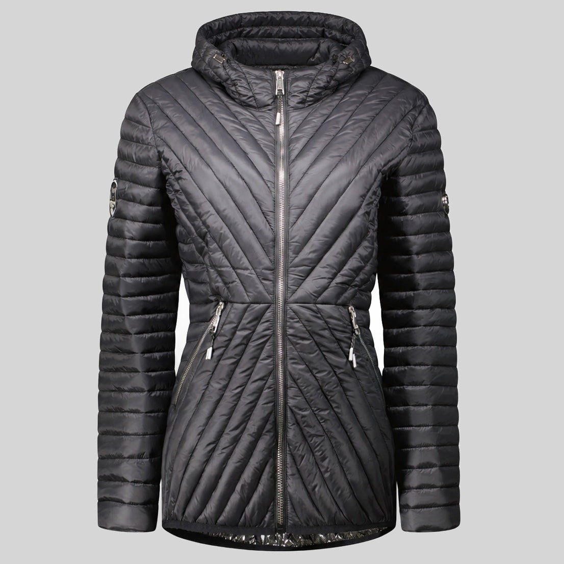 geographical-norway-bosa-steppjacke-damen-schwarz-kapuze image 3