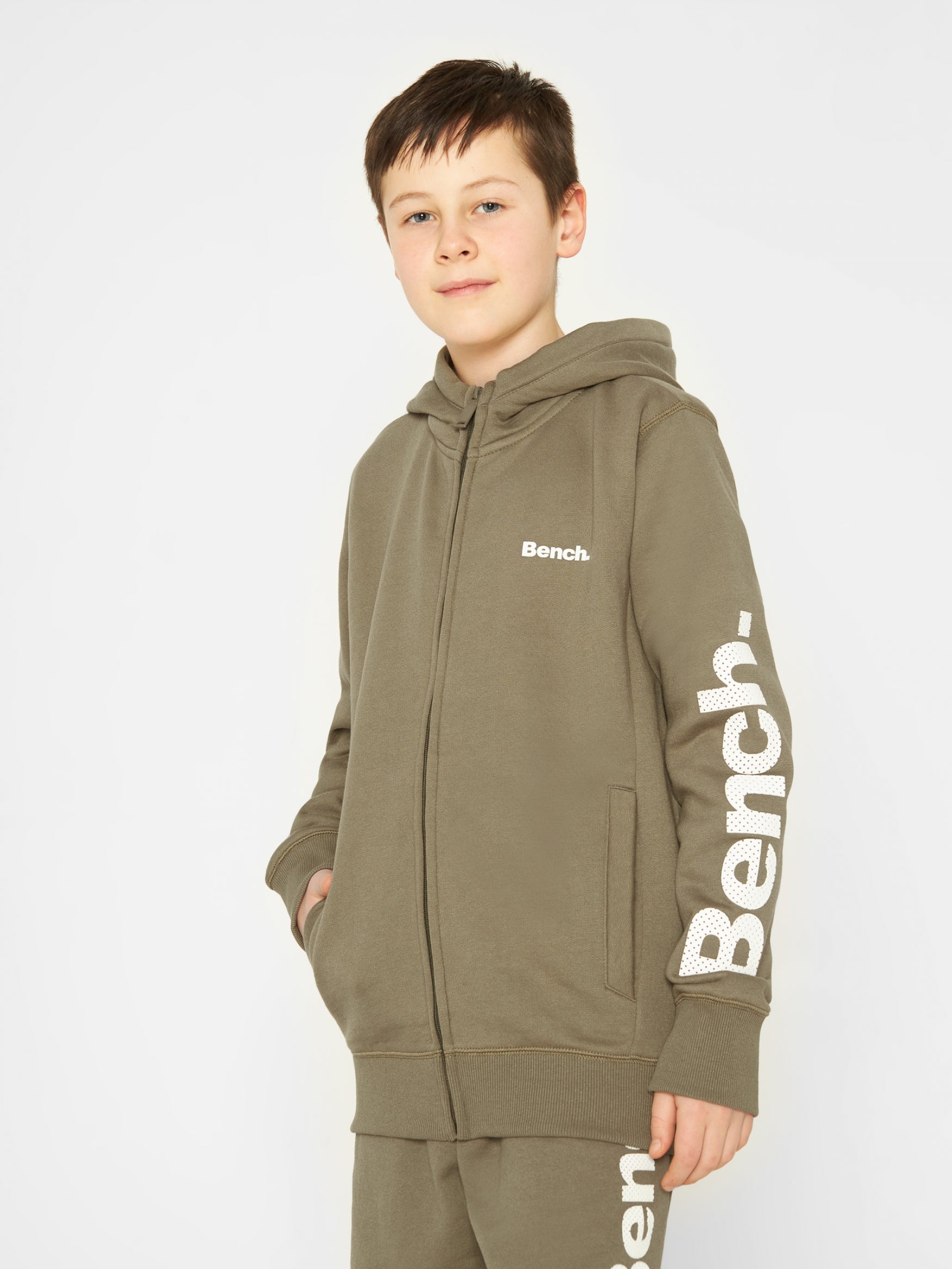 bench-maslow-b-hoodie-jungen-black-logo image 2