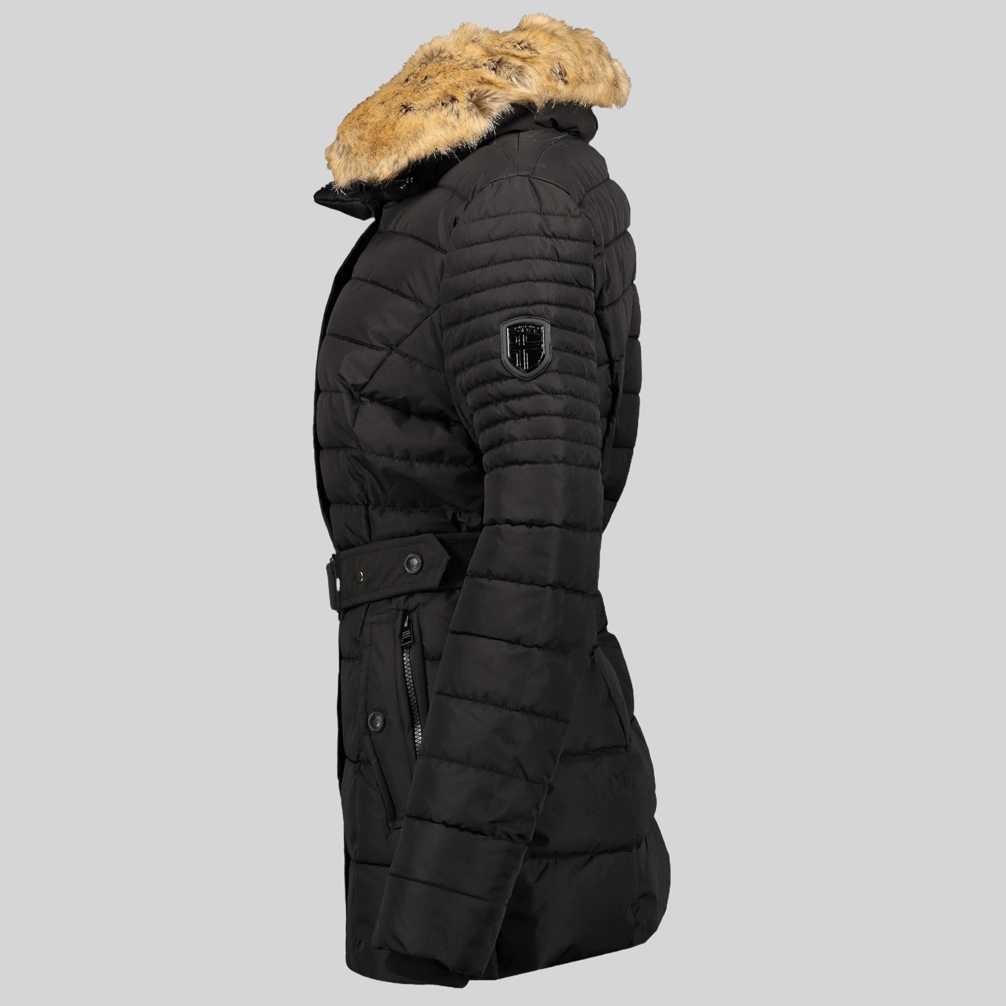 geographical-norway-bellena-damen-parka-winter-schwarz image 5