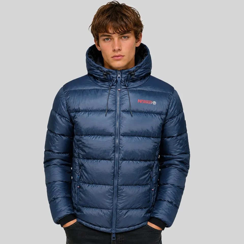 geographical-norway-bery-steppjacke-herren-schwarz-kapuze image 1