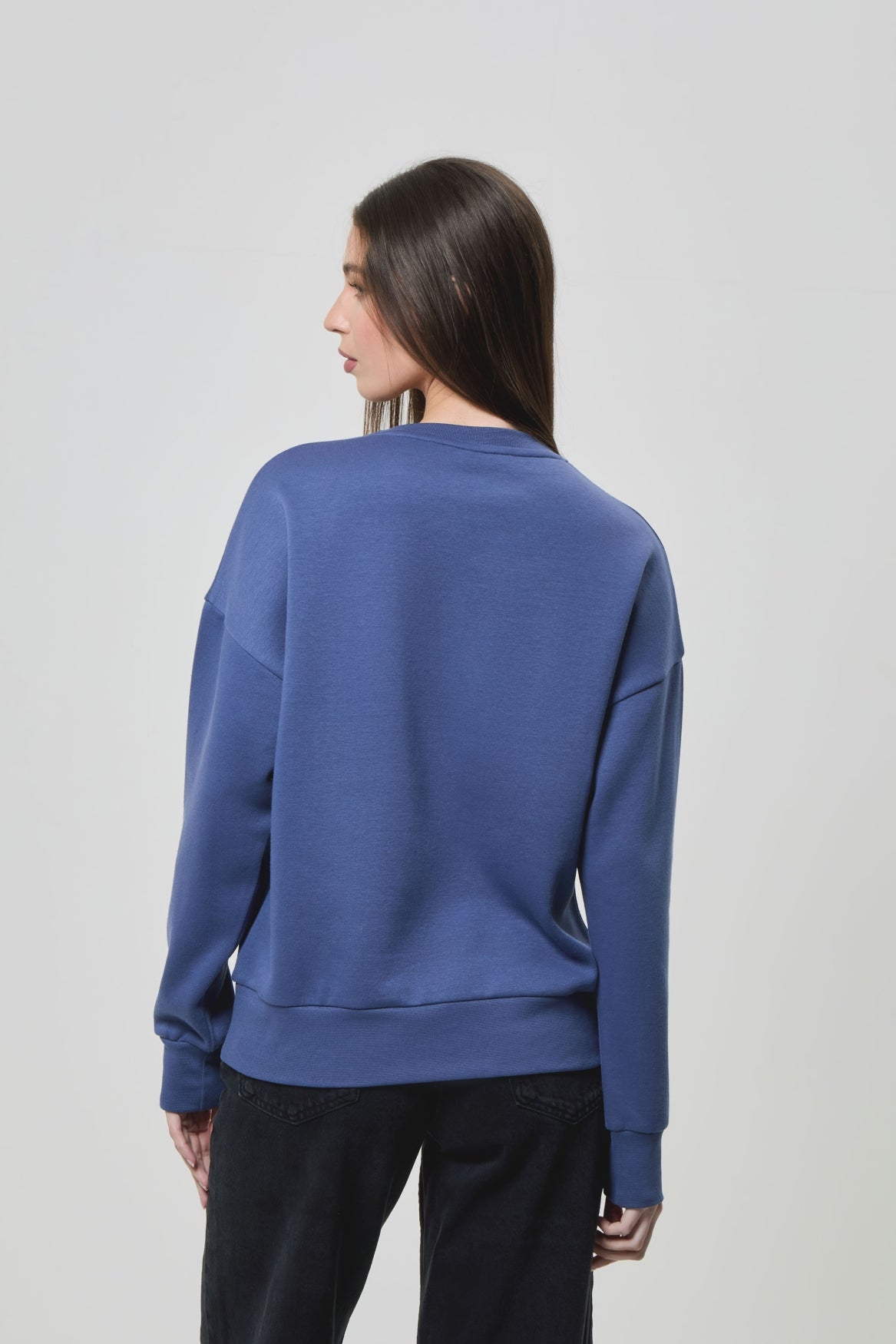 bench-olline-sweatshirt-damen-white-logo-baumwollmix image 8