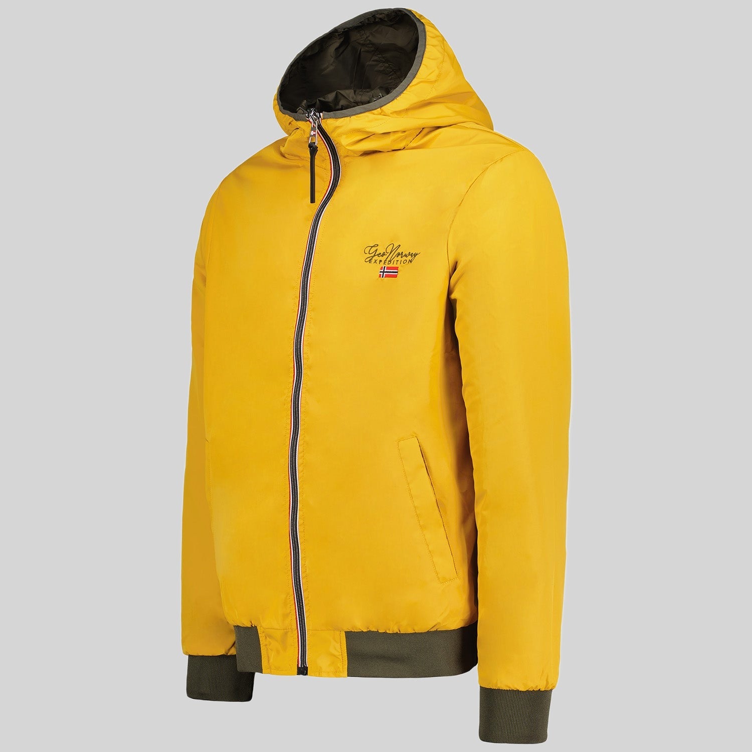 geographical-norway-arrivial-herren-wendejacke-kaki-leicht image 6