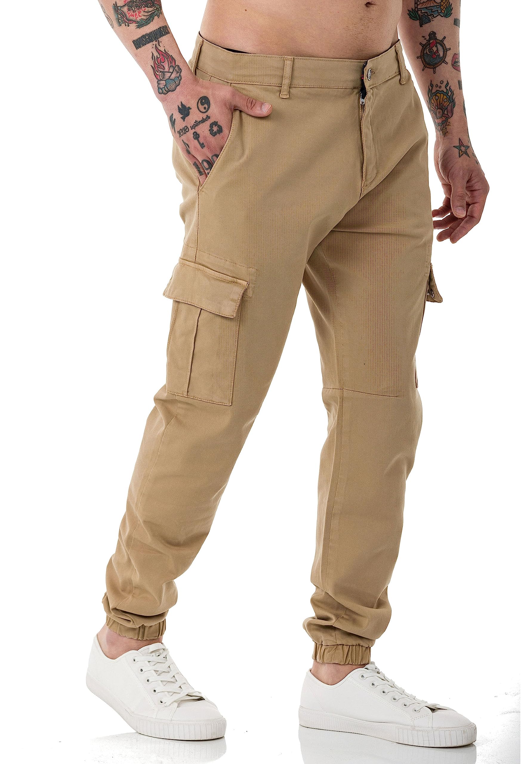 redbridge-m4263-jogger-jeans-cargo-herren-32w-32l-schwarz-stretch image 5