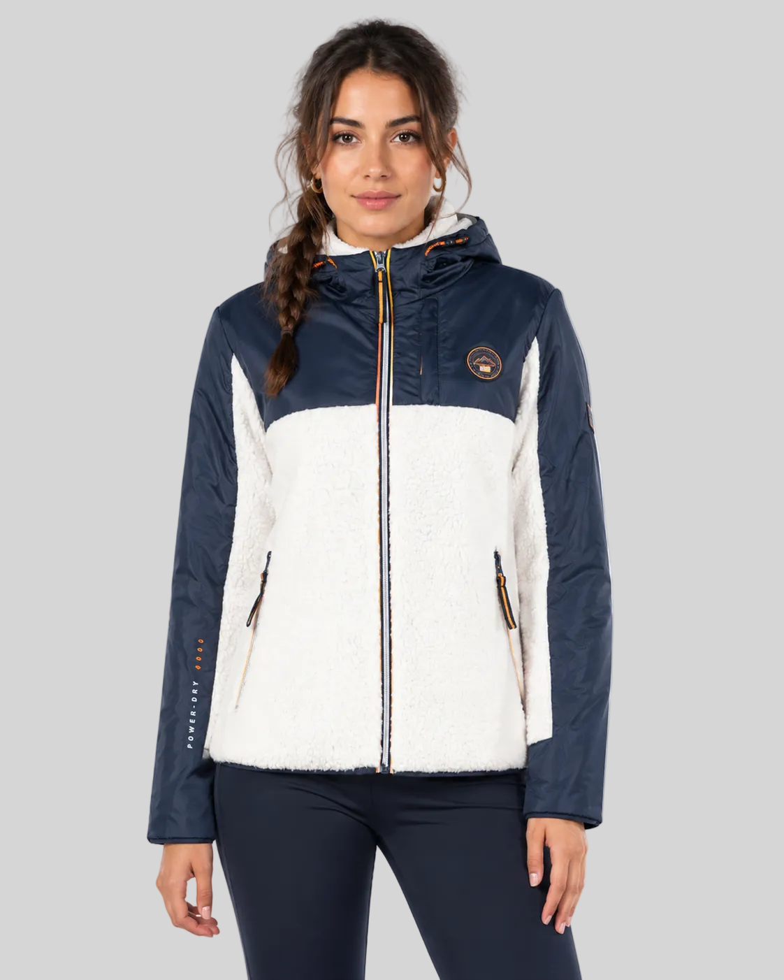 geographical-norway-ulyssim-damen-fleecejacke-zweifarbig image 1