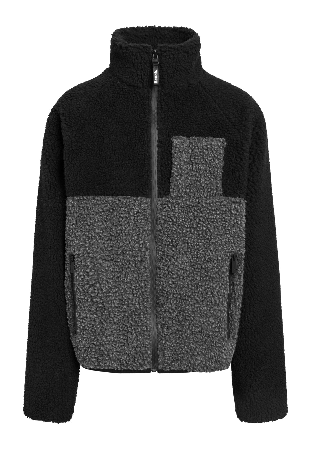 bench-pepito-b-sherpa-fleecejacke-jungen-schwarz-fleece image 1