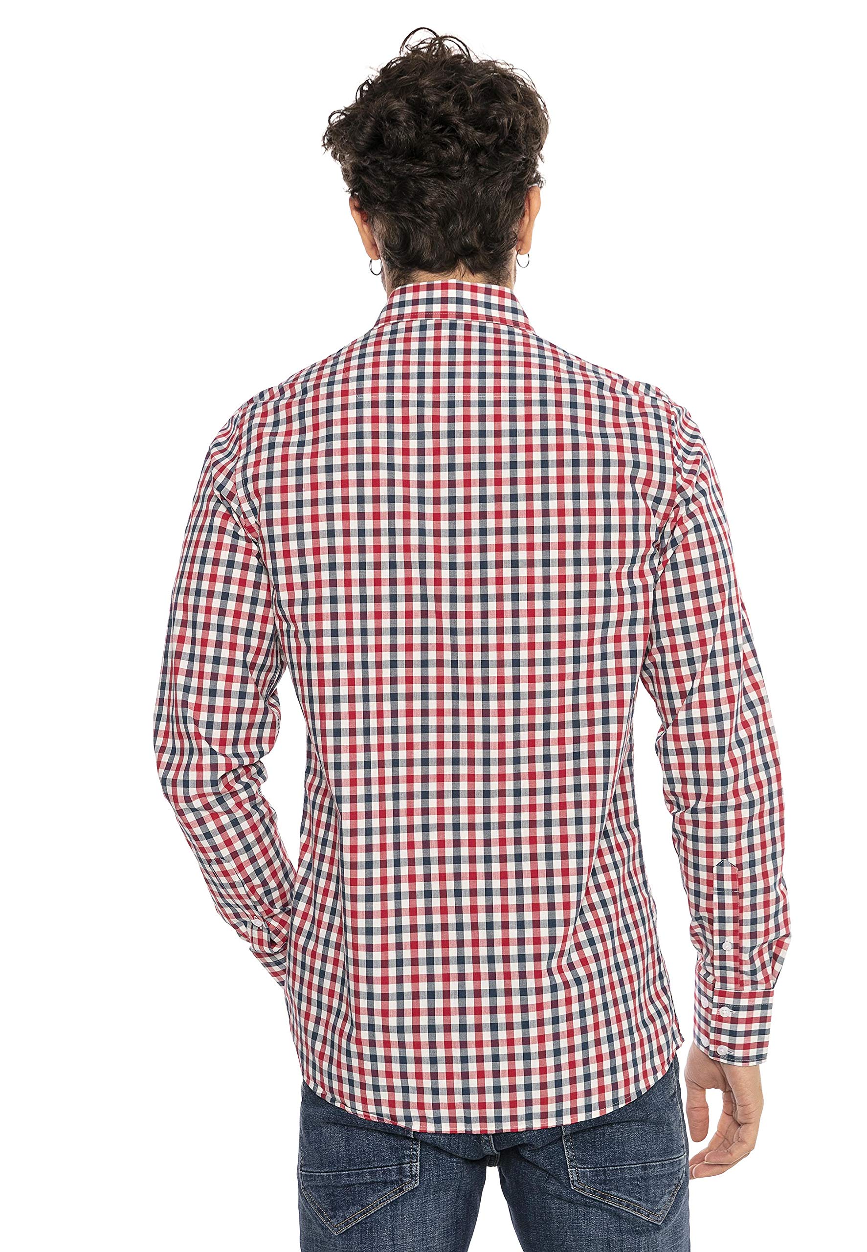 redbridge-hemd-herren-langarm-kariert-modern-fit-baumwolle image 6