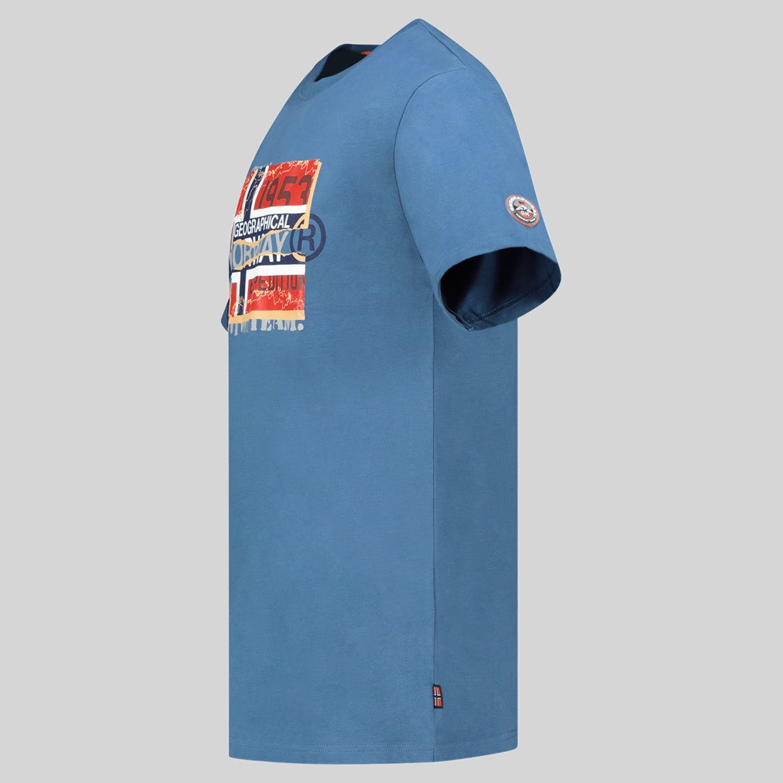 geographical-norway-jaytorn-t-shirt-herren-blau-baumwolle image 4