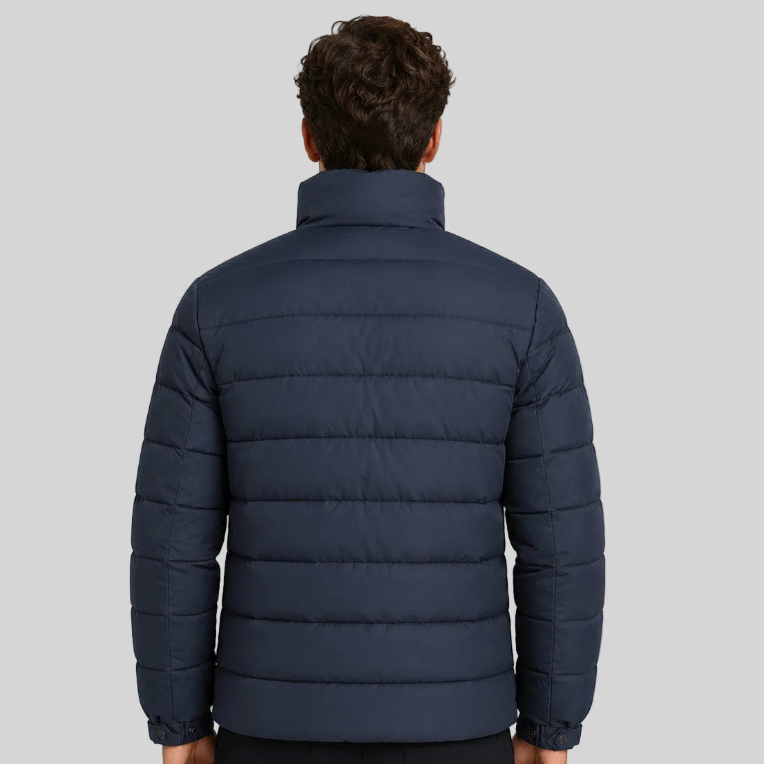 geographical-norway-boudric-steppjacke-herren-mit-stehkragen-leicht-marine-schwa image 2