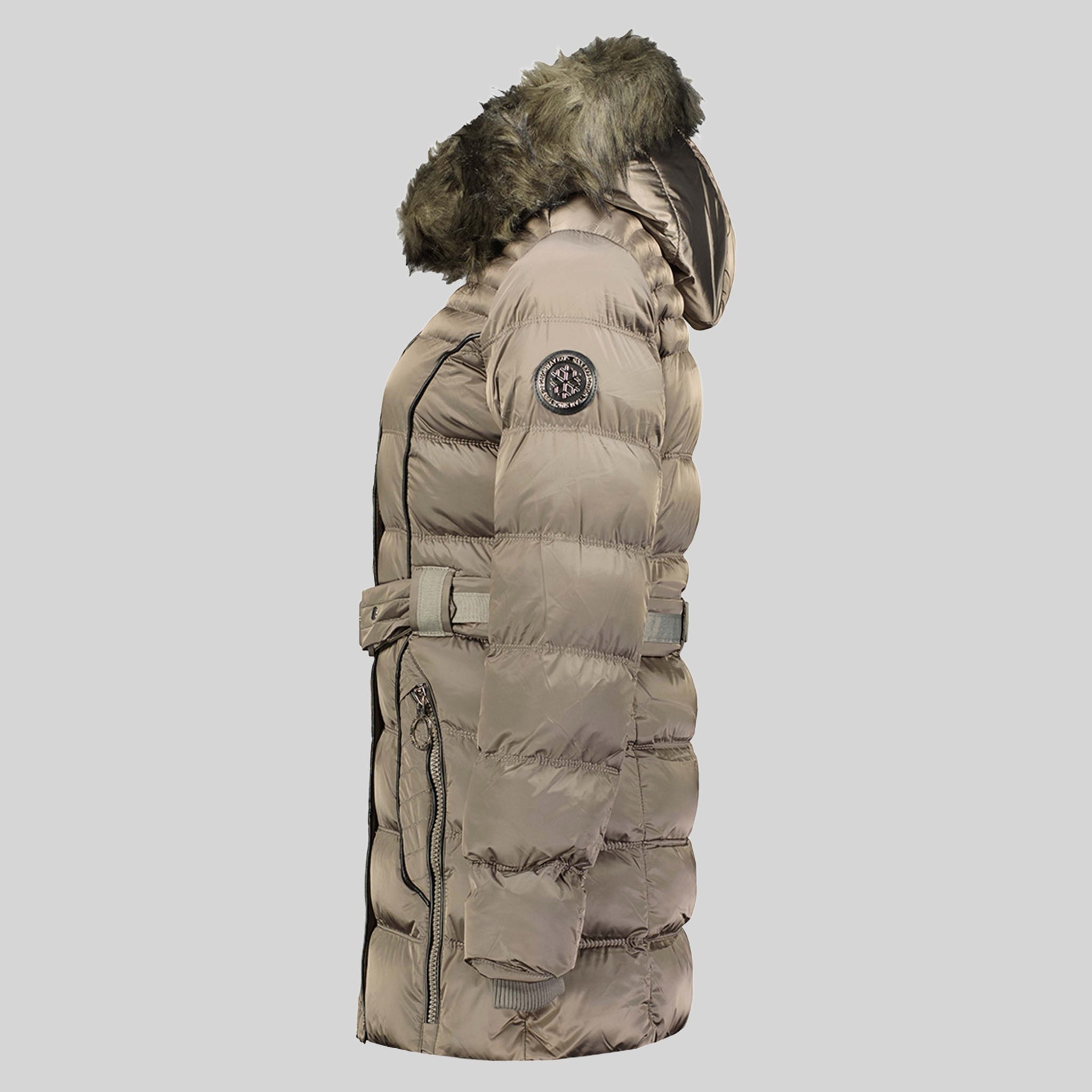 geographical-norway-aimeraud-damen-steppjacke-schwarz-mit-kapuze image 4