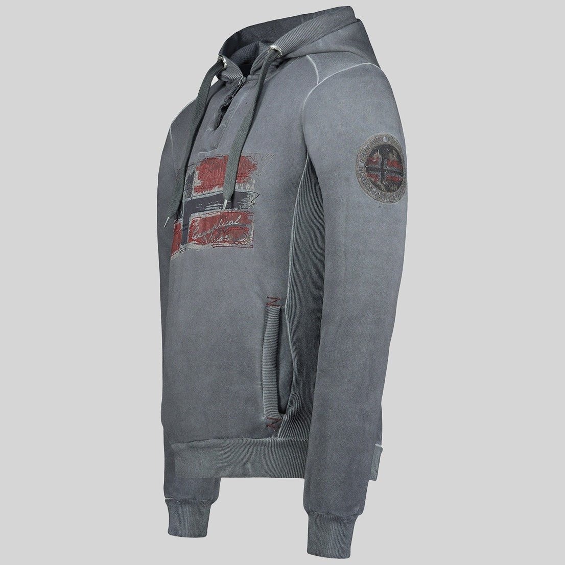 geographical-norway-gacardi-hoodie-sweatshirt-marine-kapuze image 7