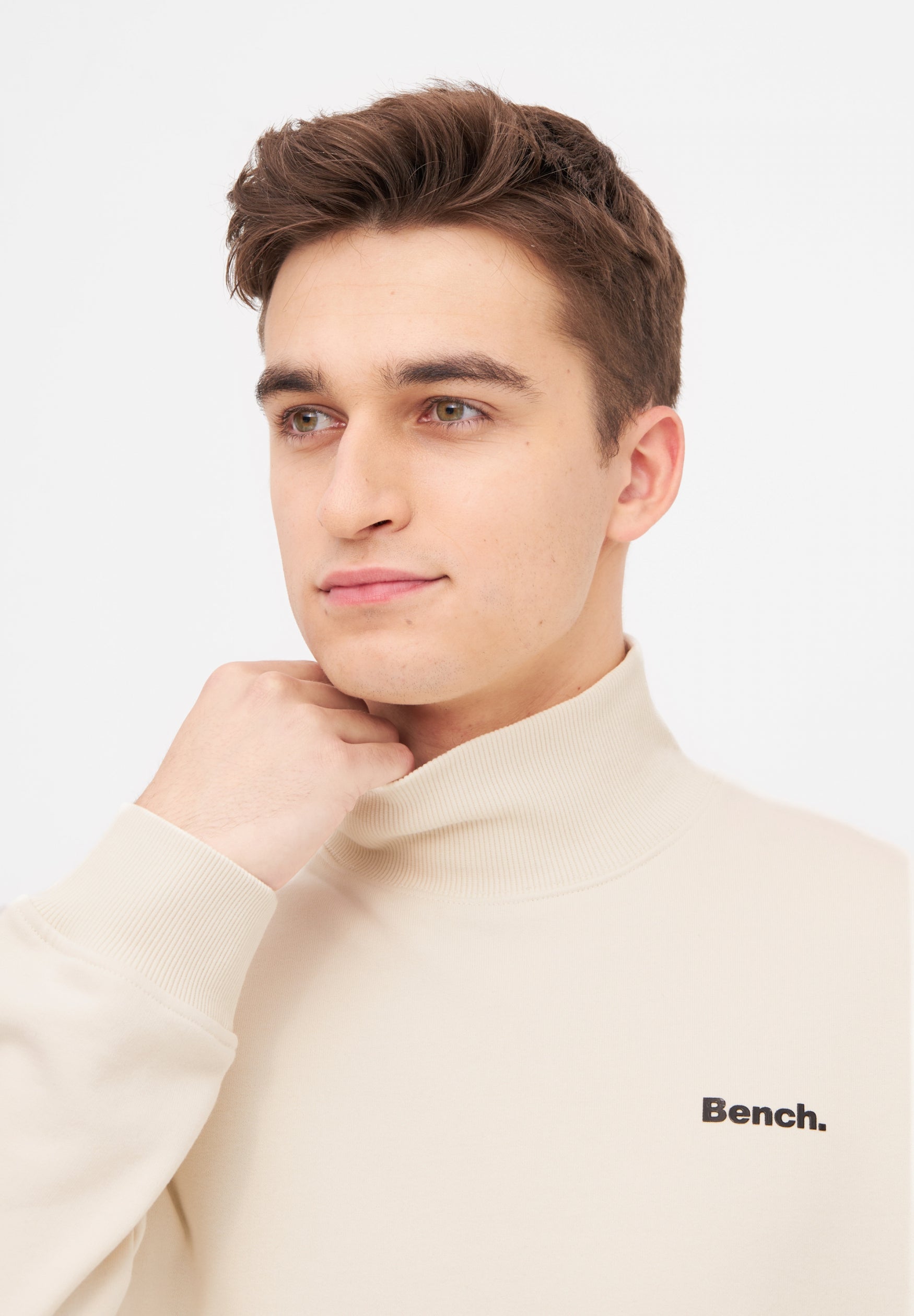bench-turku-sweatshirt-herren-schwarz-m-50-stehkragen image 8