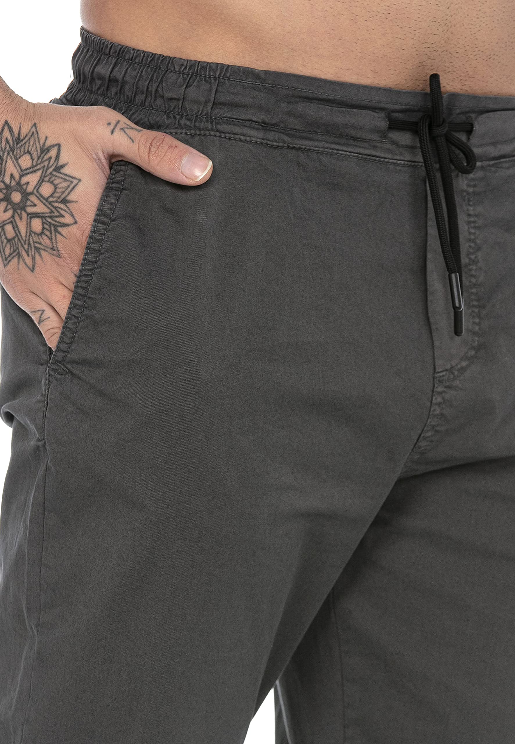 redbridge-hosen-freizeithose-jogger-chino-herren-schwarz image 2