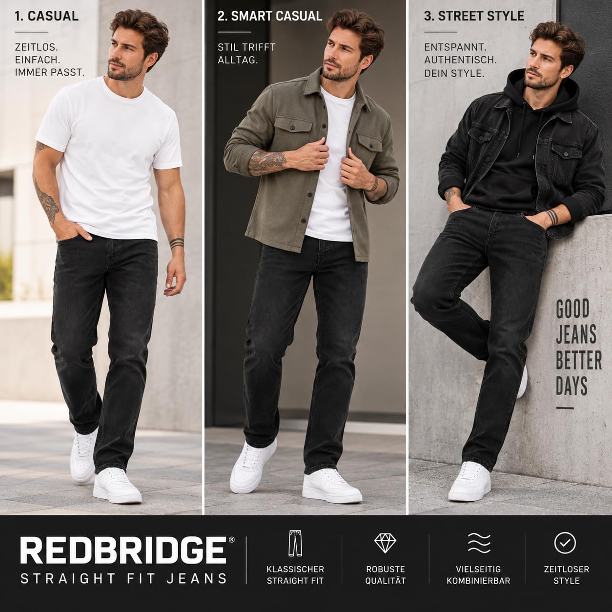 redbridge-jeans-straight-cut-denim-herrenjeans-blau image 3