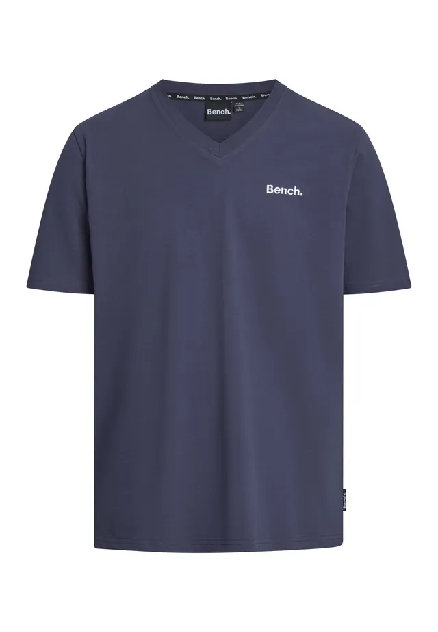 bench-memphis-t-shirt-herren-v-ausschnitt-grau-basic image 1