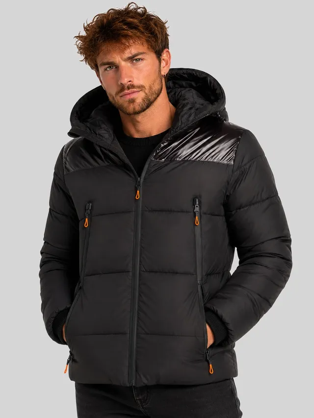 geographical-norway-bayou-herren-steppjacke-mit-kapuze-schwarz-s image 1
