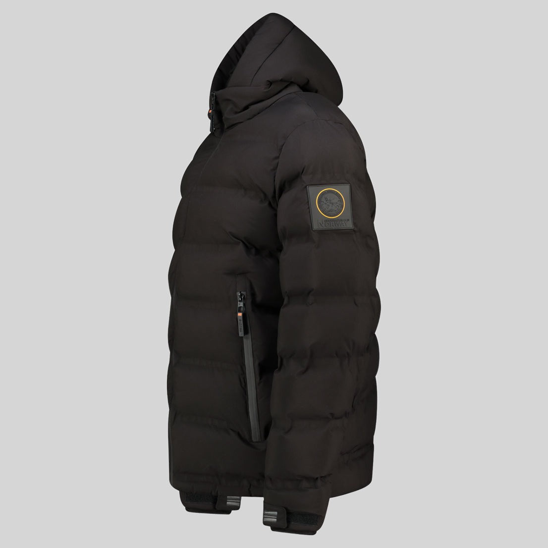 geographical-norway-brandy-herren-steppjacke-schwarz-mit-kapuze image 5