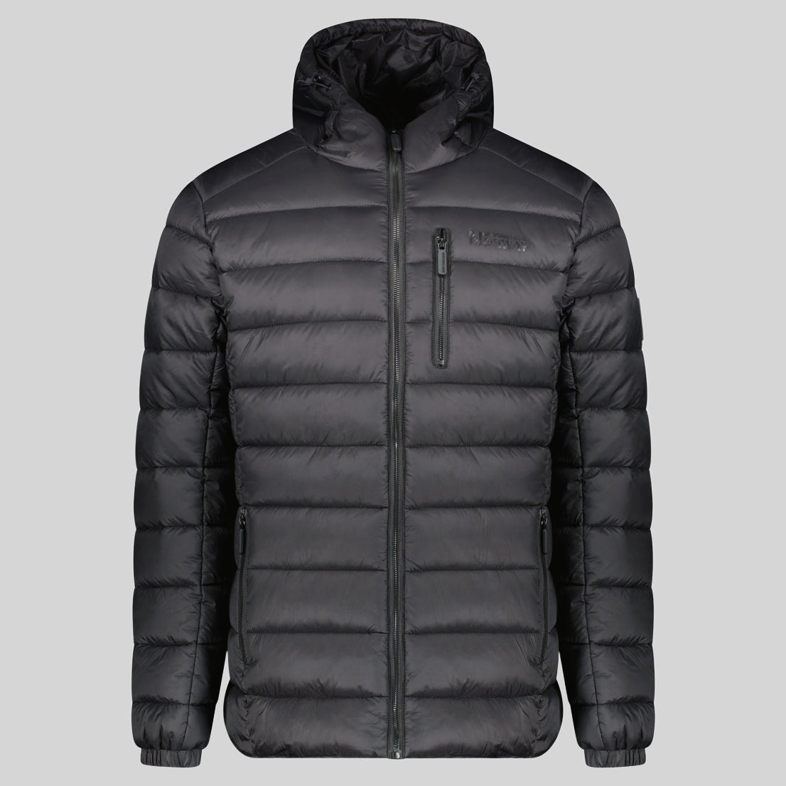 geographical-norway-drapeau-herren-steppjacke-schwarz-schwarz-kapuze-leicht image 3