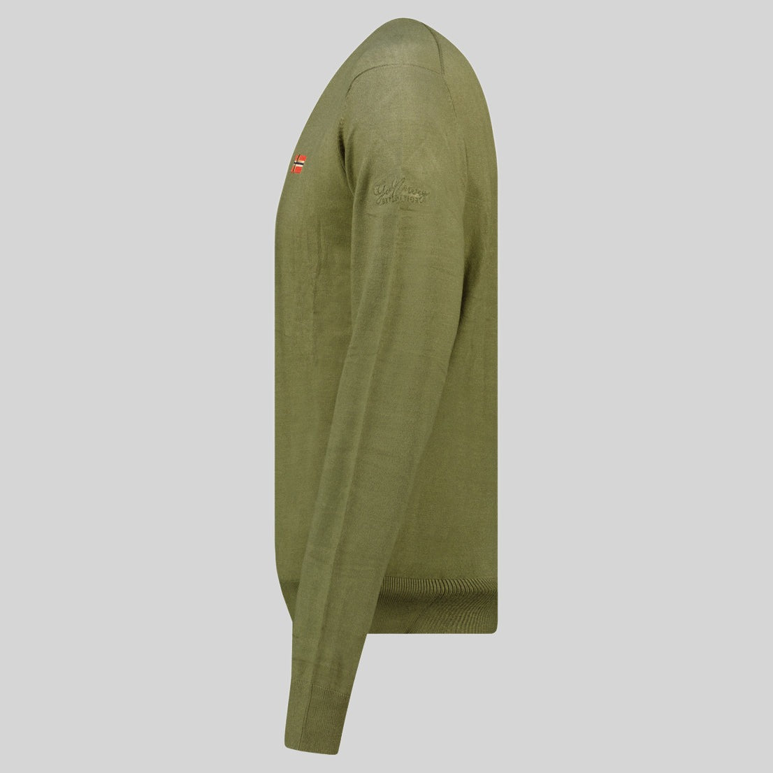 geographical-norway-ferasmo-herren-pullover-olive-rundhals image 5
