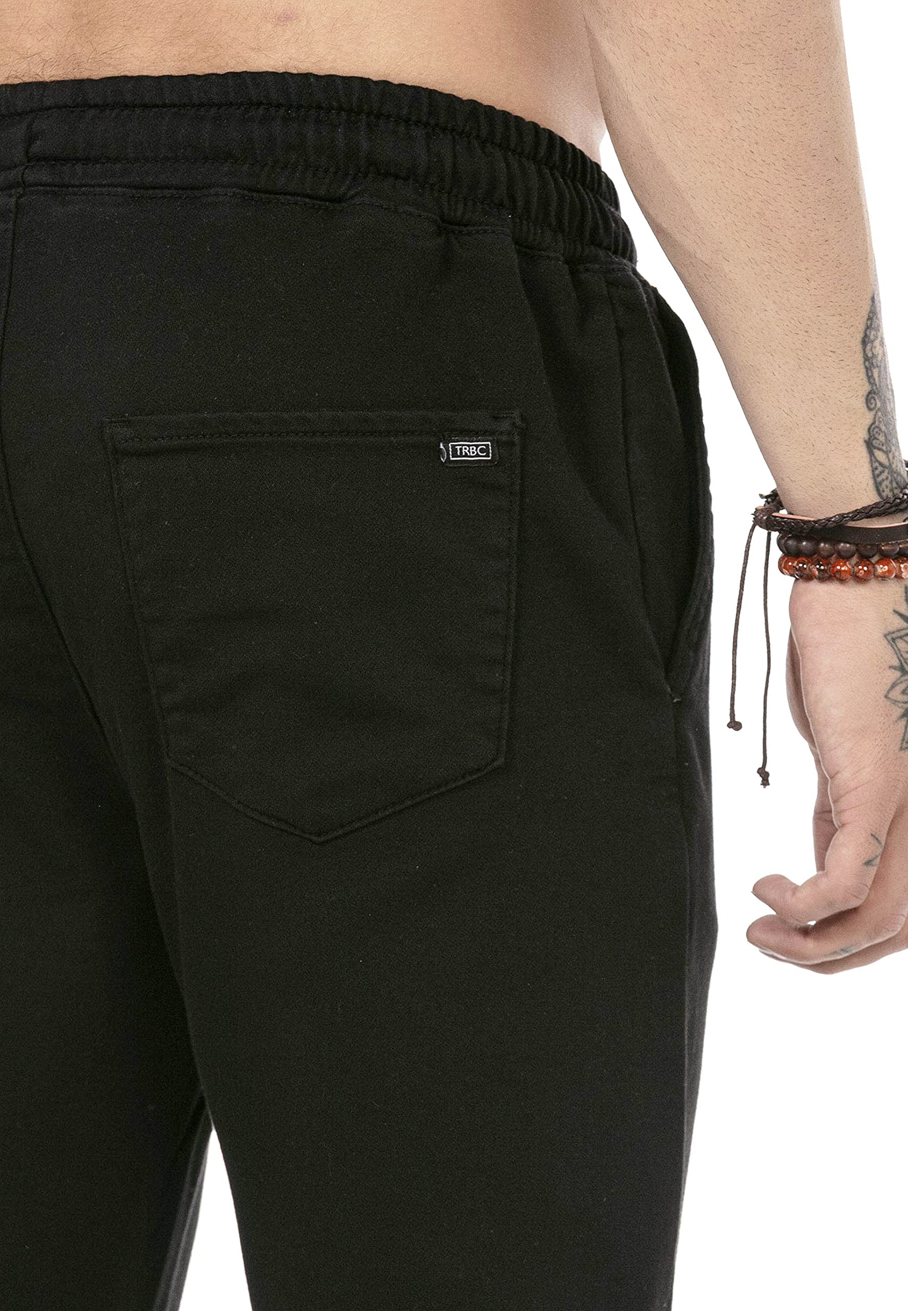 redbridge-hose-herren-chino-jogger-schwarz-freizeithose image 5