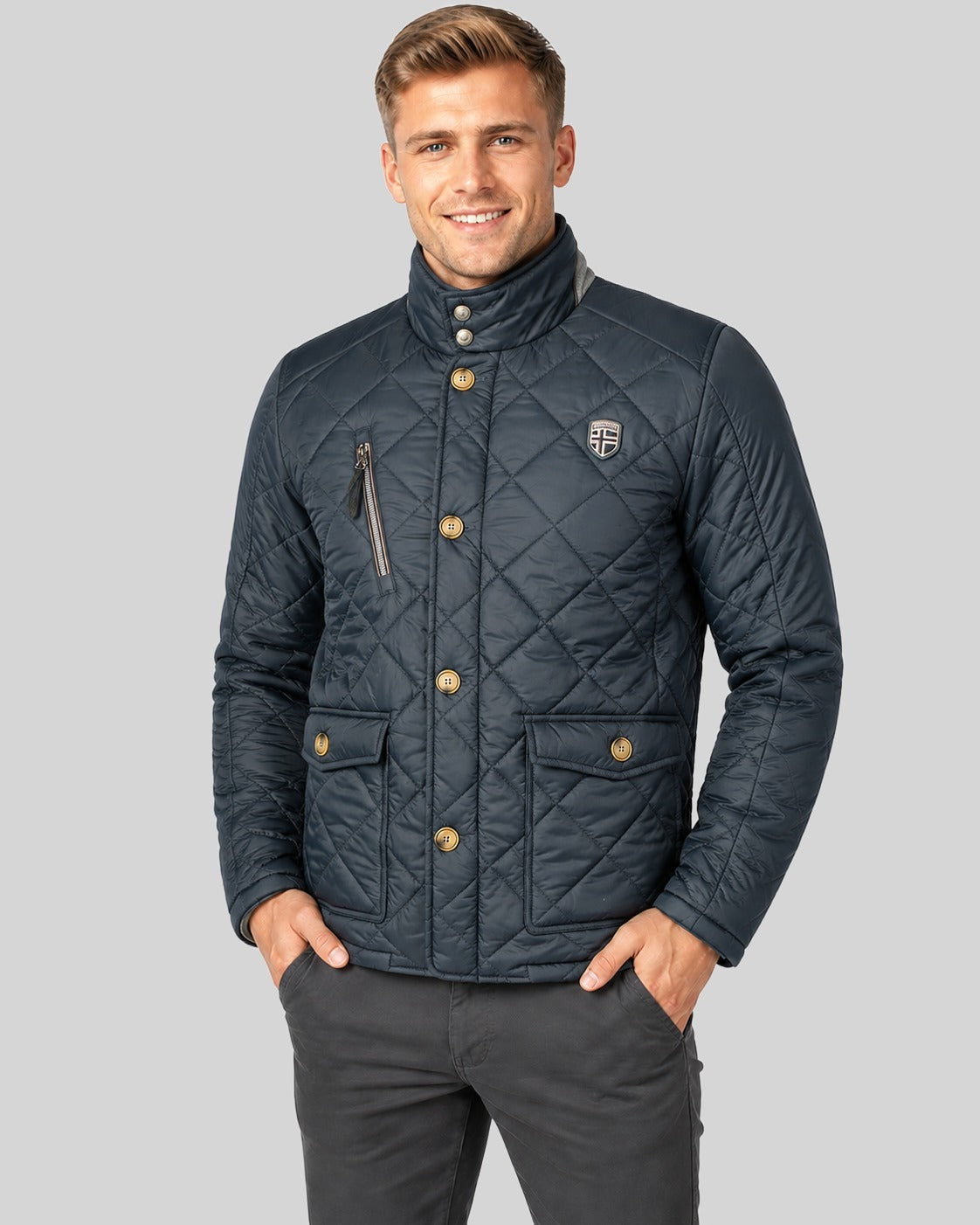 geographical-norway-cargue-herren-blouson-kaki-taschen image 5
