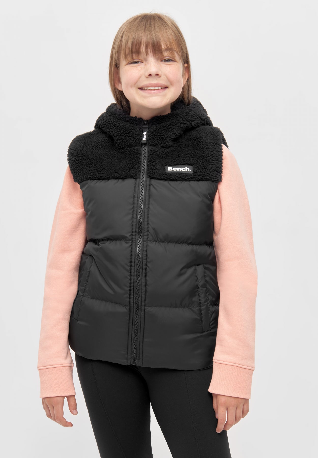 bench-presley-m-dchen-fleece-weste-winter-white-mit-kapuze image 2