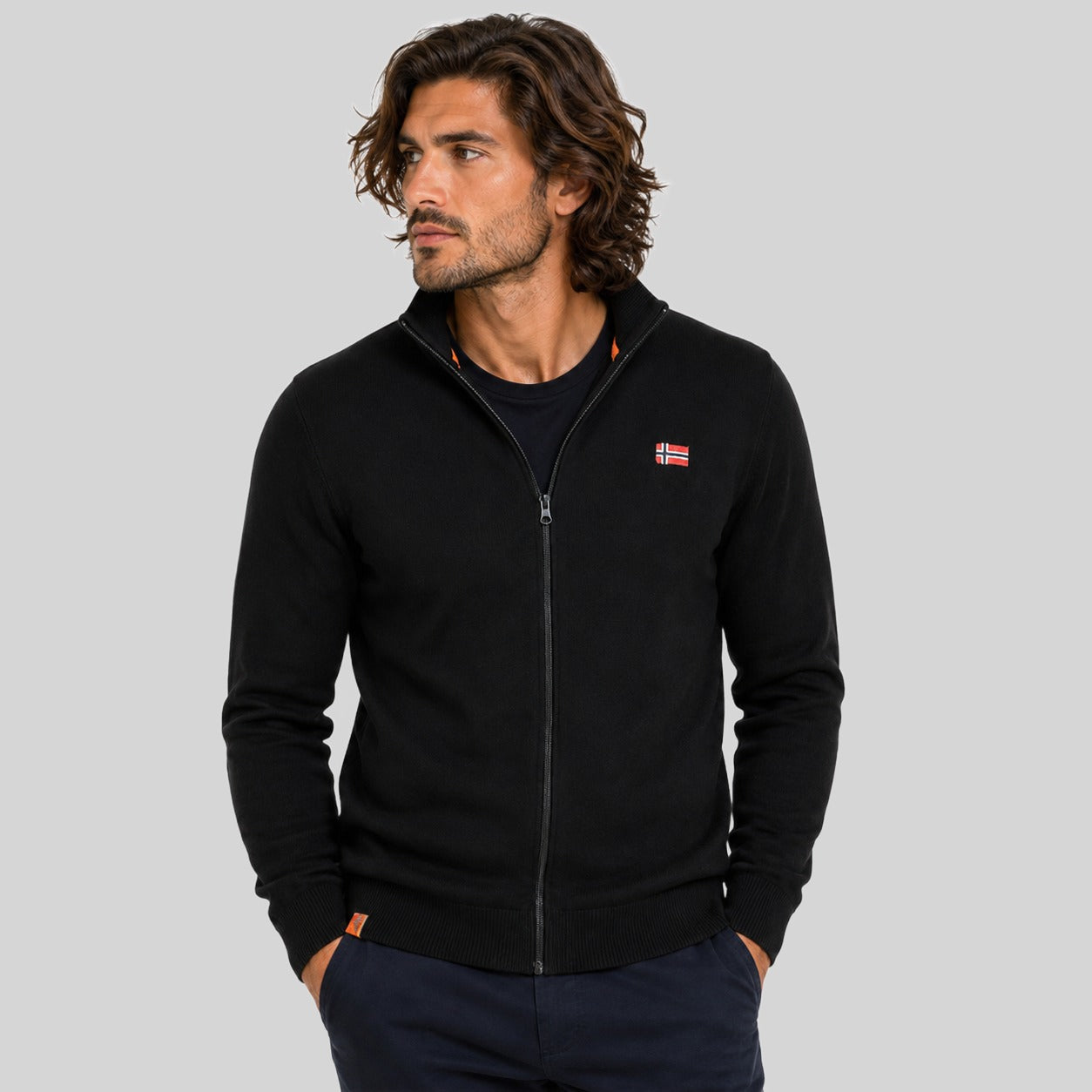 geographical-norway-felinood-pullover-rundhals-dunkelgrau image 6