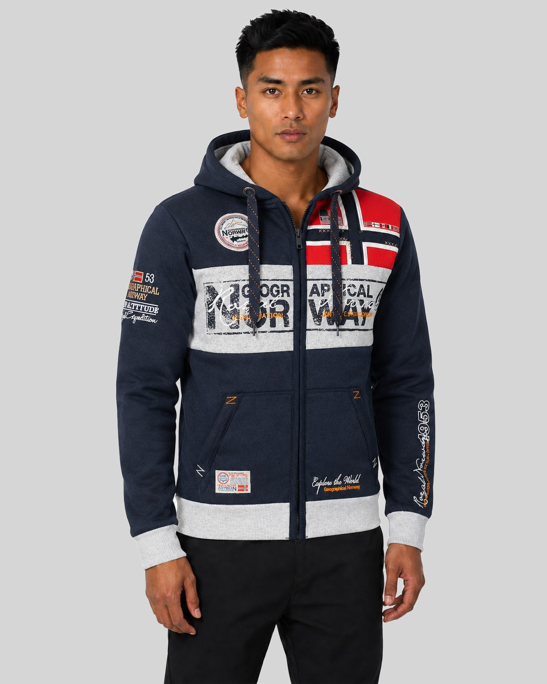 geographical-norway-flyer-hoodie-herren-schwarz-m-rei-verschluss image 4