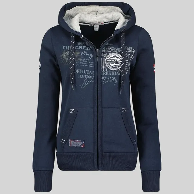 geographical-norway-goresun-hoodie-damen-marine-kapuze image 1