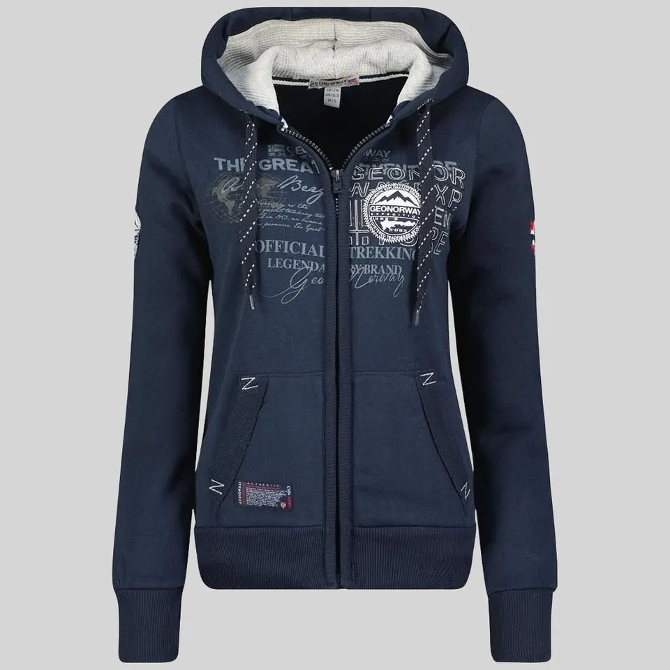 geographical-norway-goresun-hoodie-damen-marine-kapuze image 1