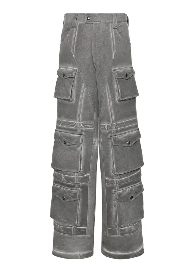 mariusz-przybylski-spodnie-damskie-upcycling-damen-hose-eko-s image 1