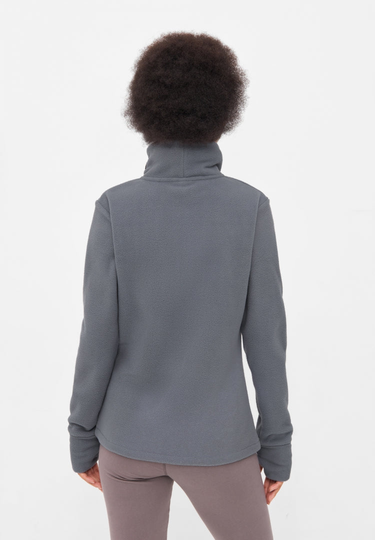 bench-funnel-damen-fleecejacke-steel-grey-glitter image 3