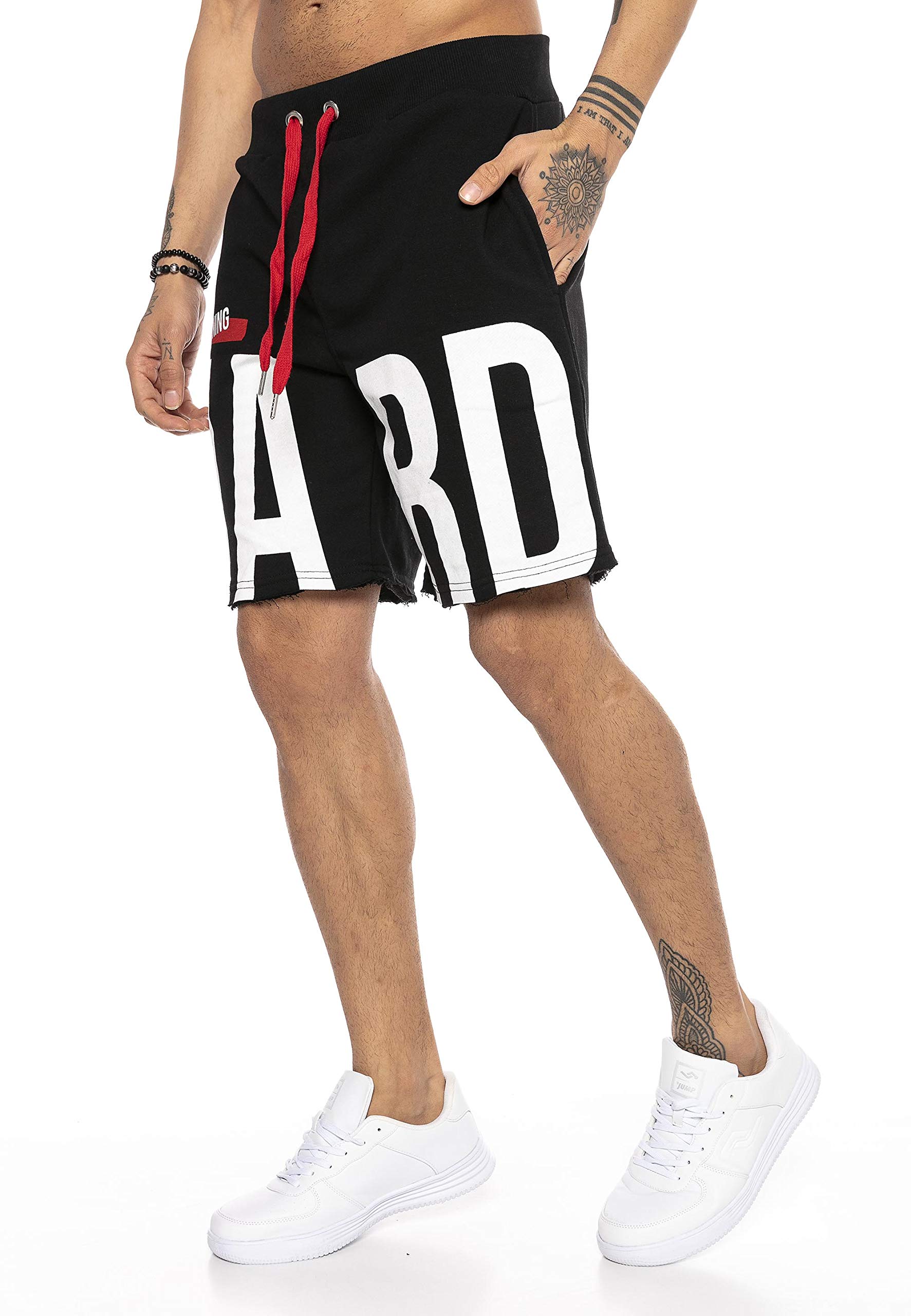 redbridge-premium-shorts-trainingshose-herren-schwarz-kurz image 2