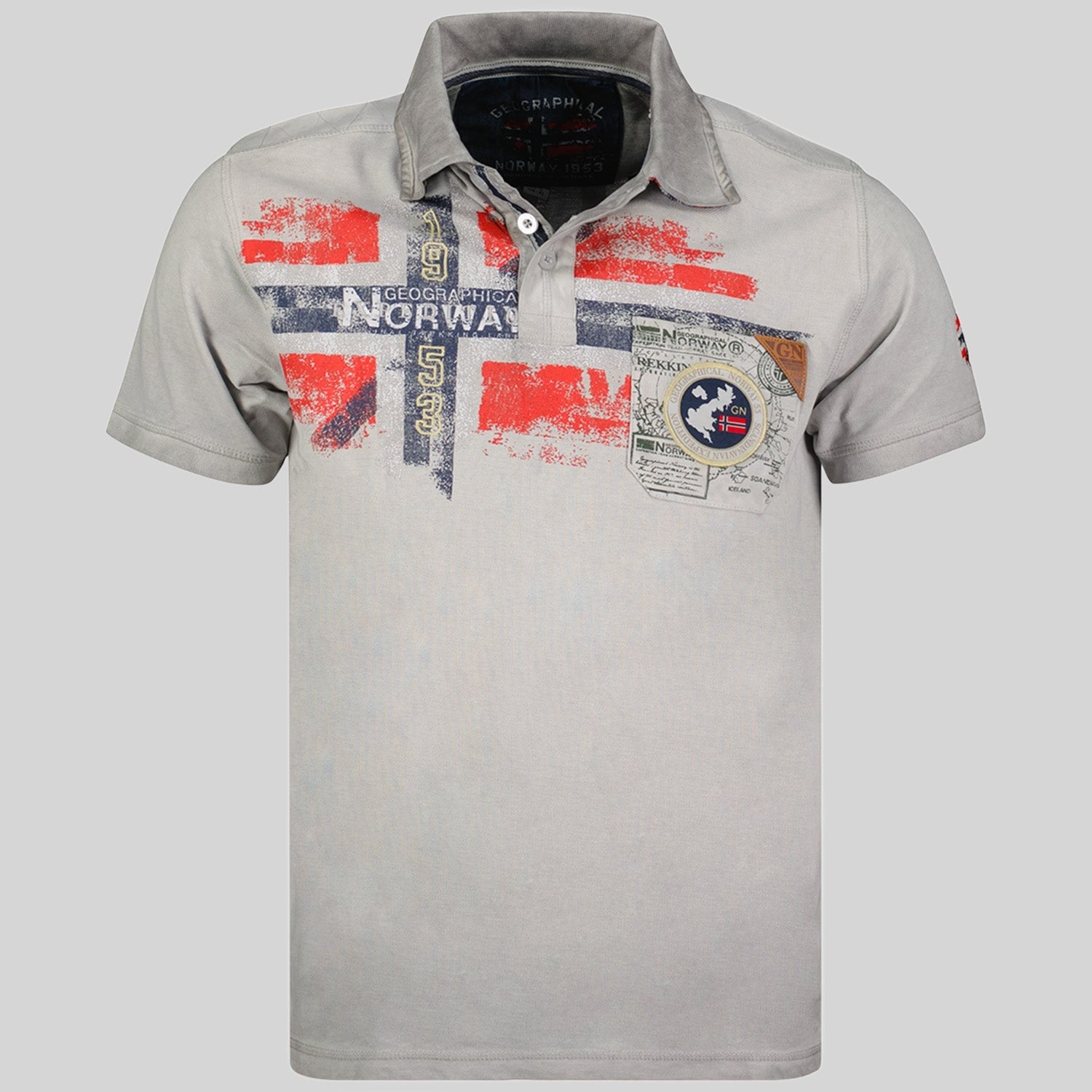 geographical-norway-kamo-polo-herren-kurzarm-blau image 5