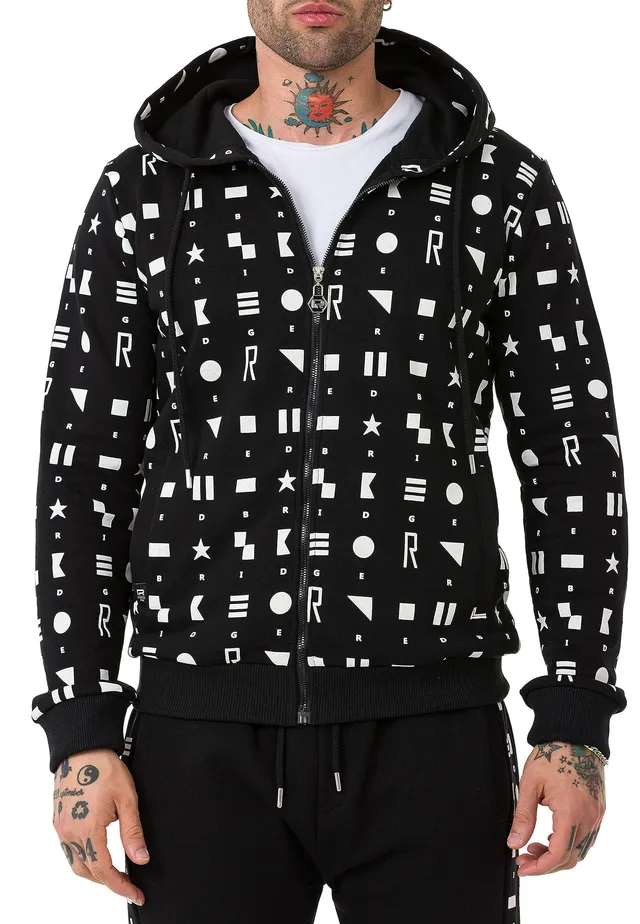 redbridge-m2812-kapuzenjacke-sweatjacke-schwarz image 1