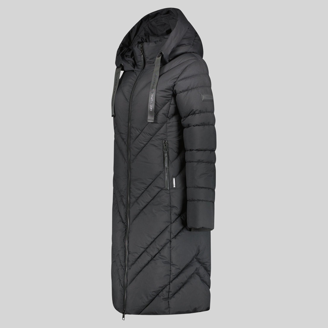 geographical-norway-croixrousse-damen-parka-schwarz-lang image 4