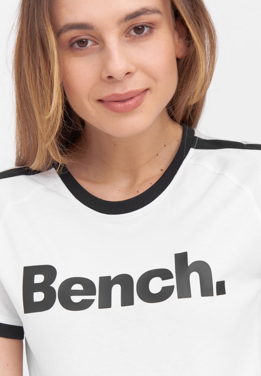 bench-annora-shirt-t-shirt-damen-wei-baumwolle-logo image 4