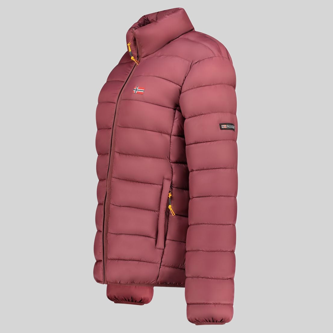 geographical-norway-atikolor-basic-damen-steppjacke-bordeaux image 4