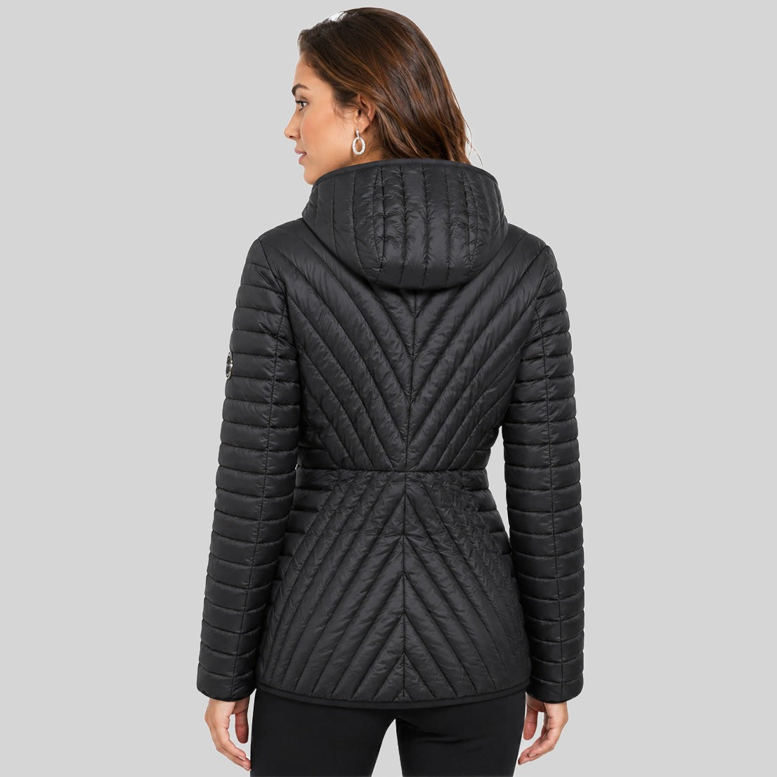 geographical-norway-bosa-steppjacke-damen-schwarz-kapuze image 2