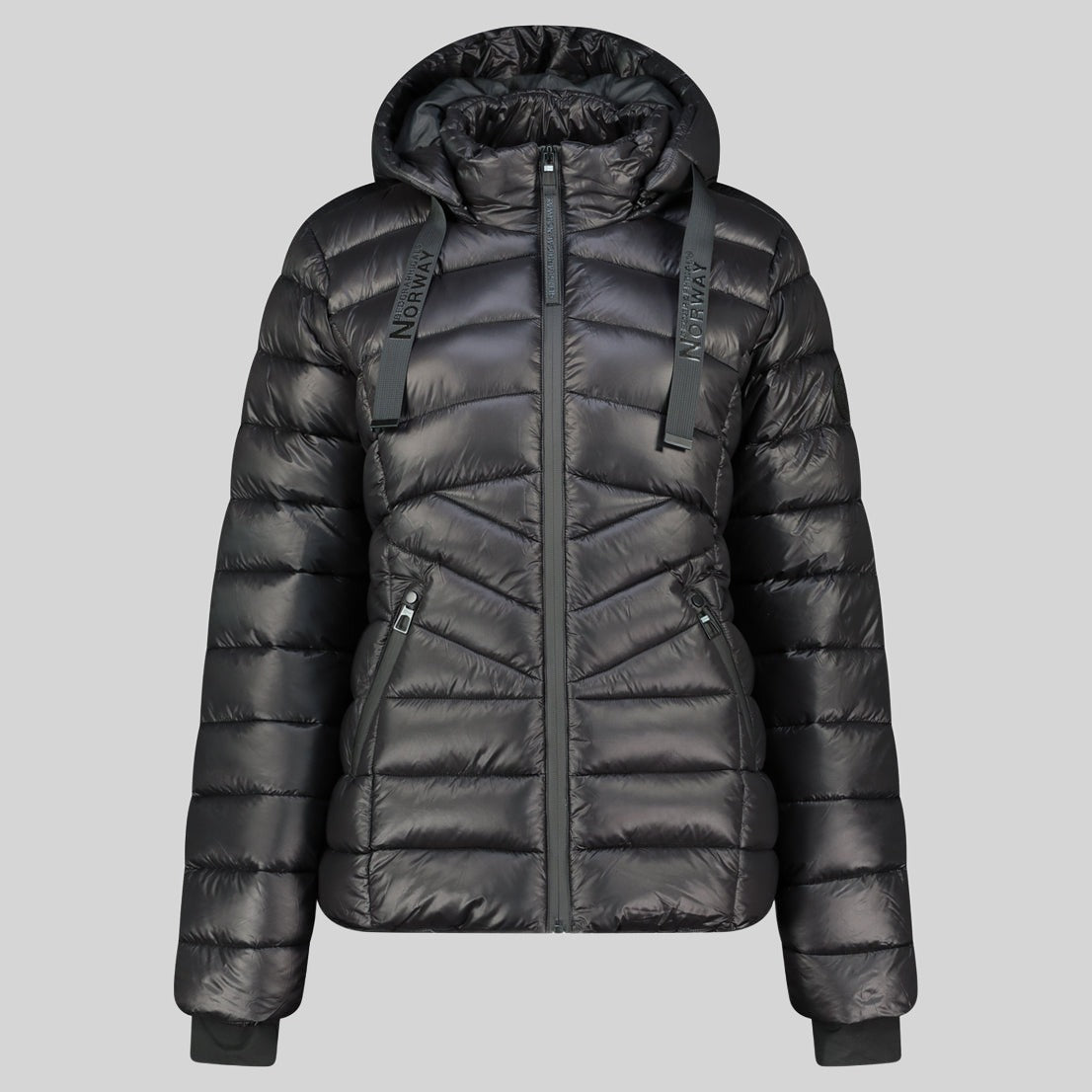 geographical-norway-calice-damen-winterjacke-schwarz-mit-kapuze image 3