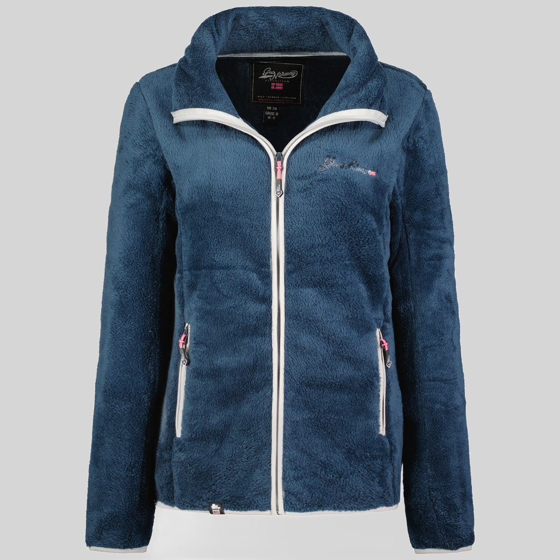 geographical-norway-unique-damen-fleecejacke-marine image 8