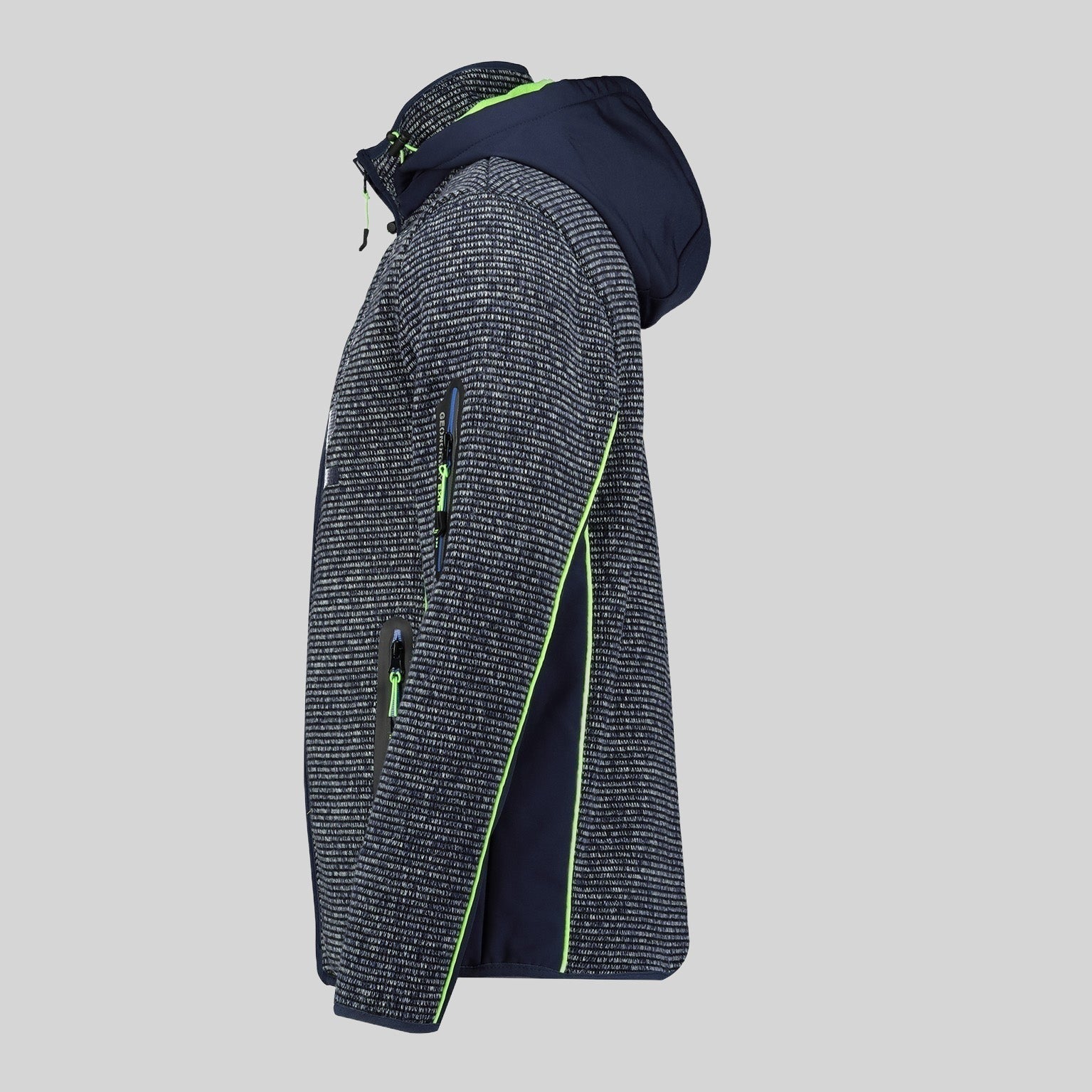 geographical-norway-tcharly-fleecejacke-herren-schwarz-mit-kapuze image 4