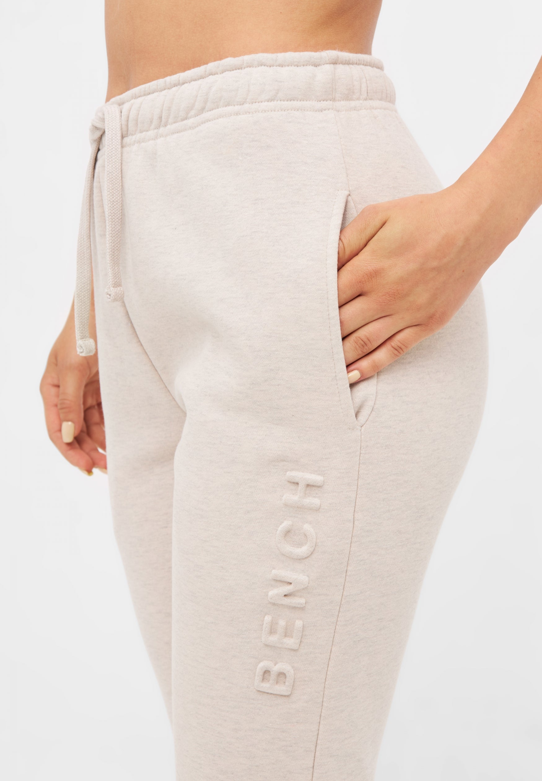 bench-marianna-damen-jogginghose-stone-marl-lang image 4