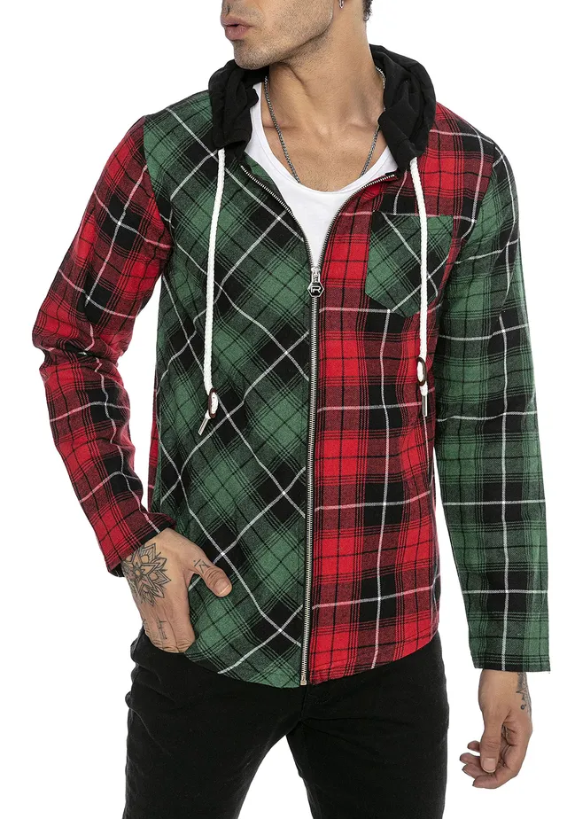 redbridge-hemden-m2176-holzf-ller-sweatjacke-kapuzenjacke image 1