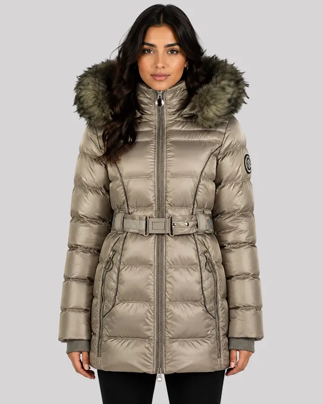 geographical-norway-aimeraud-damen-steppjacke-schwarz-mit-kapuze image 1