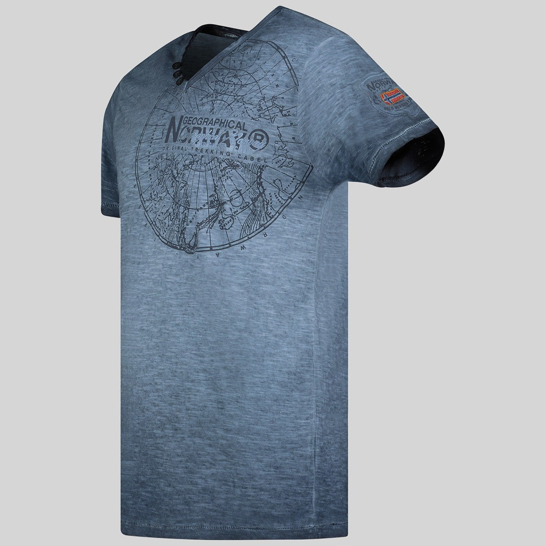geographical-norway-jimperable-herren-t-shirt-schwarz-v-ausschnitt image 4