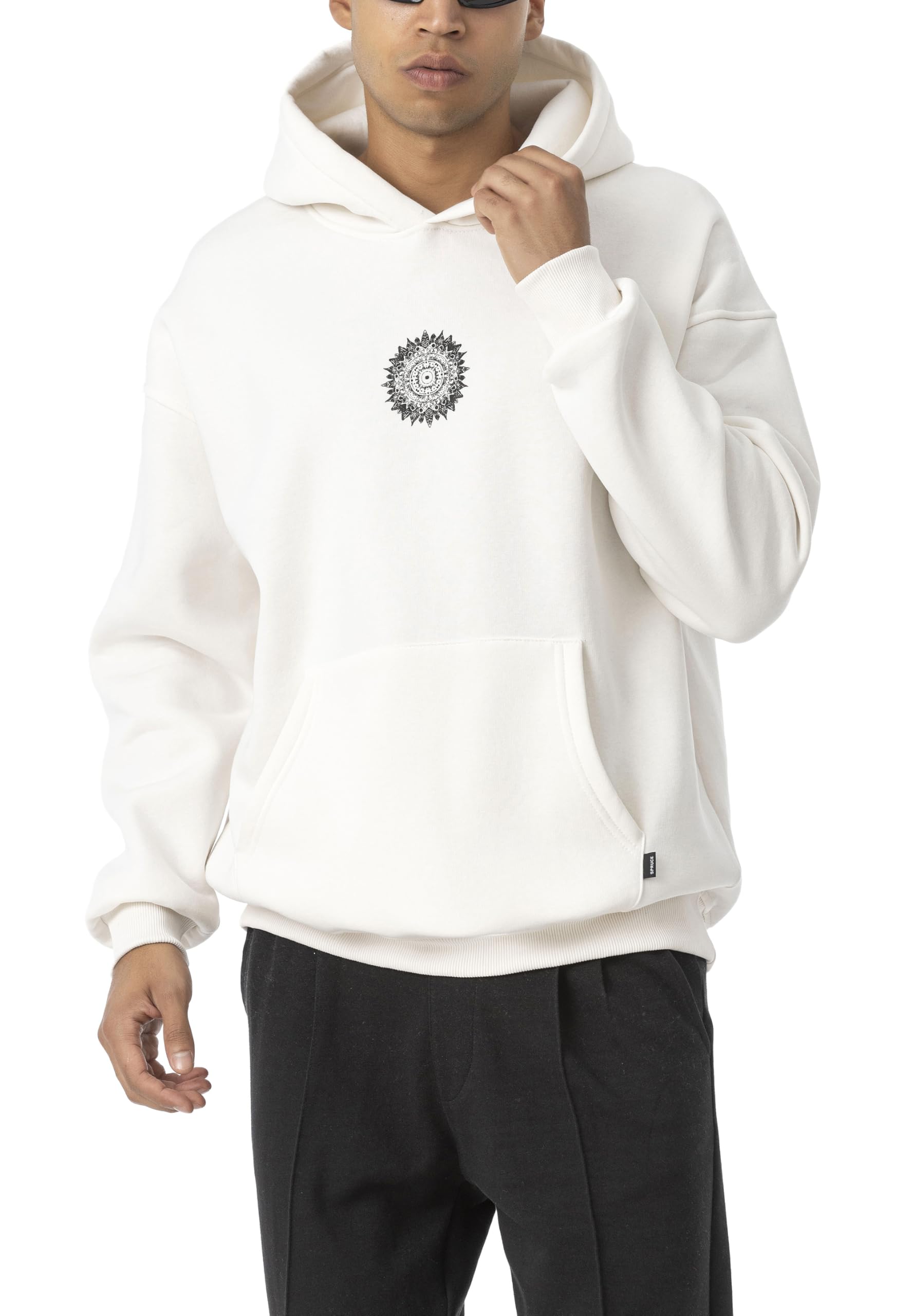 redbridge-spruce-hoodie-mandala-saxeblau-kapuzenpullover image 7