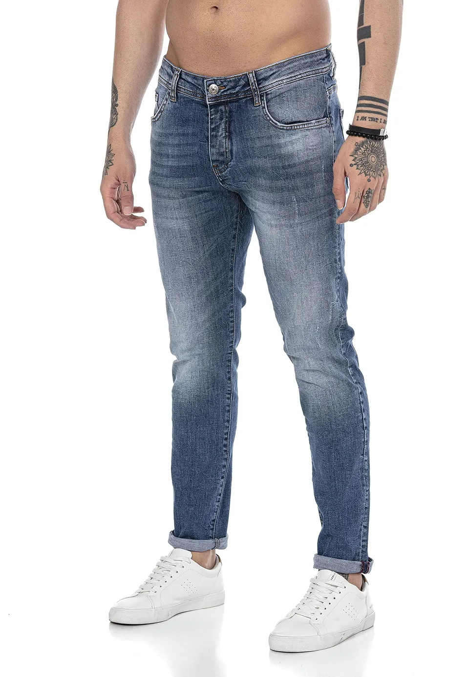 redbridge-used-look-jeans-herren-denim-dunkelblau image 1